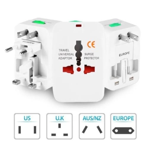 Universal Travel Adapter With USB Ports