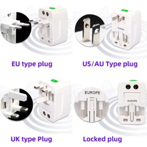 Universal Travel Adapter With USB Ports
