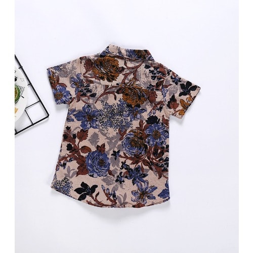 Boys Floral Shirt - Multi Color