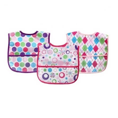 Wipe Clean Weaning Bibs Set