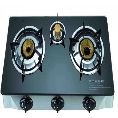 Amcool Glass Table Gas Cooker -amgl3