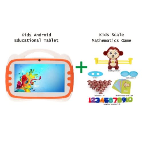 T262 - Kids Android Educational Tab  + Maths Counting Scale Game