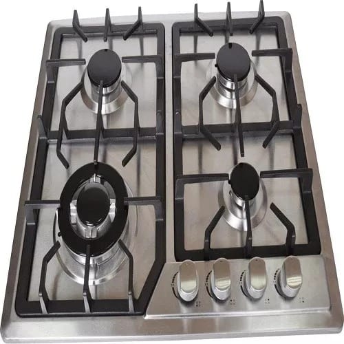 Stainless Steel 4 Burner Built-in Gas Hob