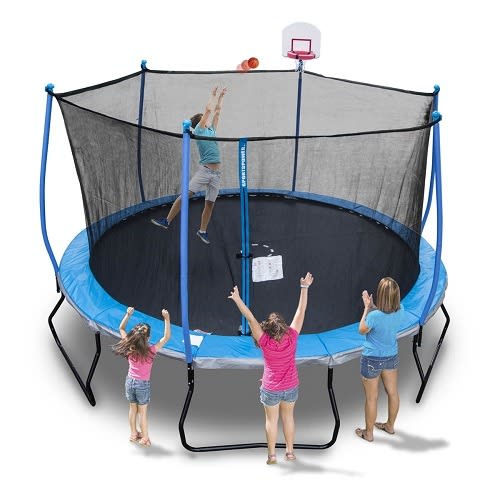 14'' Trampoline With Basketball