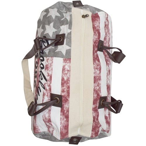 Stripes & Stars Canvas Duffle Bag