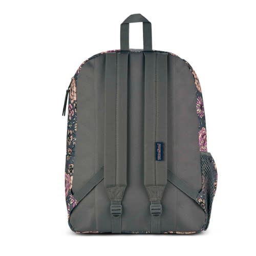 Cross Town - Boho Floral Graphite Grey