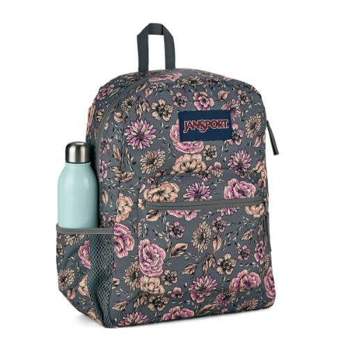 Cross Town - Boho Floral Graphite Grey