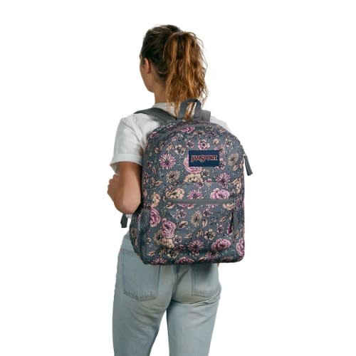 Cross Town - Boho Floral Graphite Grey
