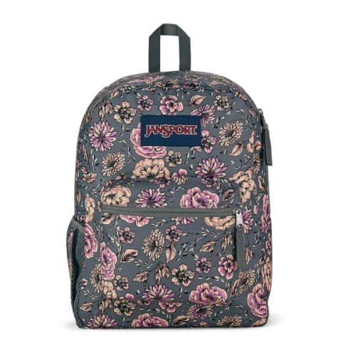 Cross Town - Boho Floral Graphite Grey