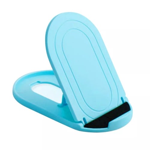 Adjustable Multi Angle Folding Stent Tablet And Phone Holder - Blue