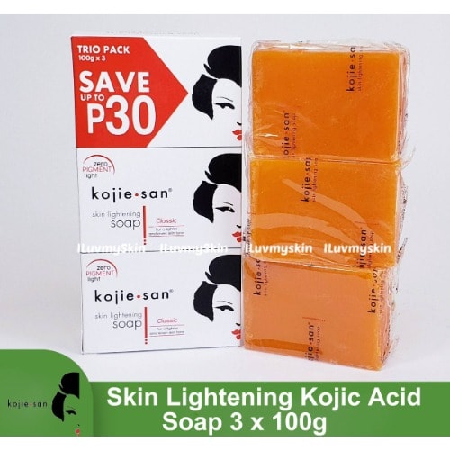 Kojiesan Skin Lightening Soaps - 100g X 3Pcs