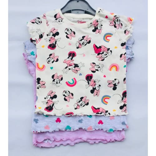 3 Pack Mickey Mouse Short Sleeve Tops