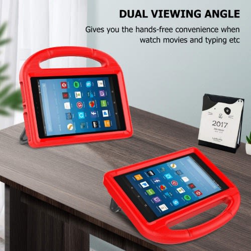 32gb Storage Fire Hd 8 Tablet With Alexa - 8" - 2gb Ram + Red Box Proof Case