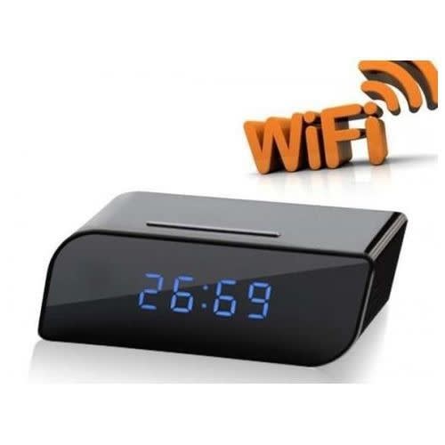 Rechargeable Digital Table Clock Wifi Spy Camera