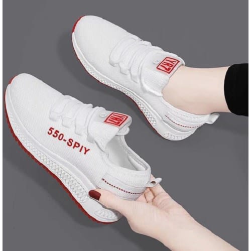 Women's Sports Sneakers- White