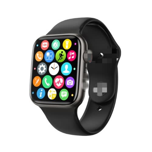 Hw22 Pro Watch Series 6 With Full Screen Split Screen - Black [2 Strap] & 1 Screen Guard