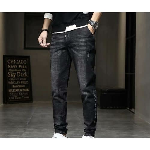 Men's Fitted Jeans - Black Carrot