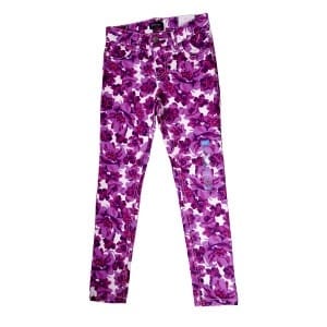 Colourful Jeggings  - Purple