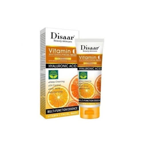 Disaar Vitamin C Facial Wash With Hyaluronic Acid-100ml