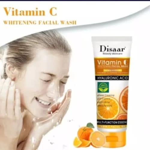 Disaar Vitamin C Facial Wash With Hyaluronic Acid-100ml