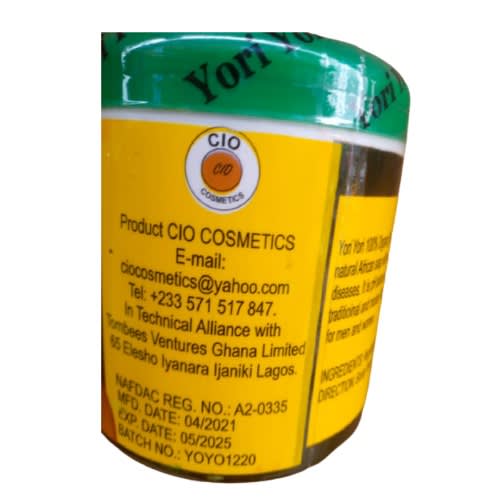 Yori Yori Organic Pure Herbal Black Soap  - 500g