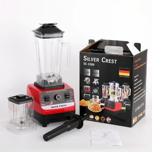 Silver Crest Commercial Blender +2 Cups - 4500 Watts