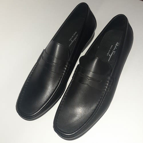 Men's Black Leather Shoe 1