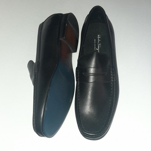 Men's Black Leather Shoe 1