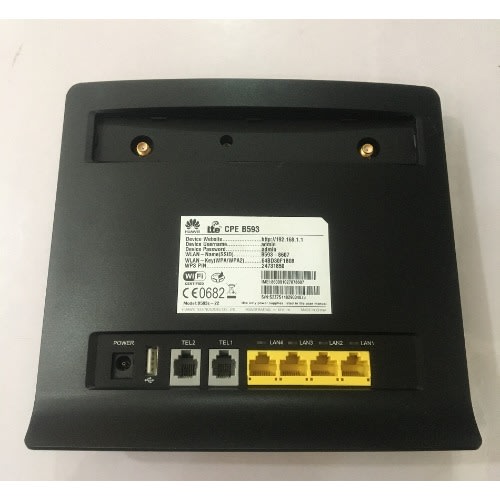 B593 4G LTE CPE Router With 4 LAN & Telephone Port For All Networks
