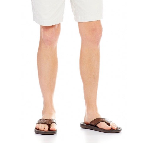 Reaction Men’s Pitch Four-k Slippers- Brown