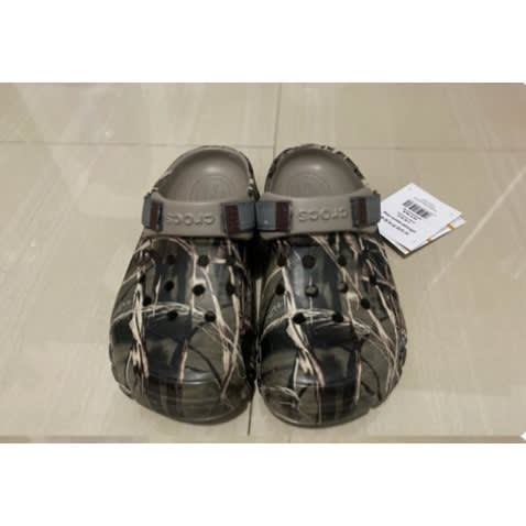 Patterned Offroad Sport Crocs- Khaki