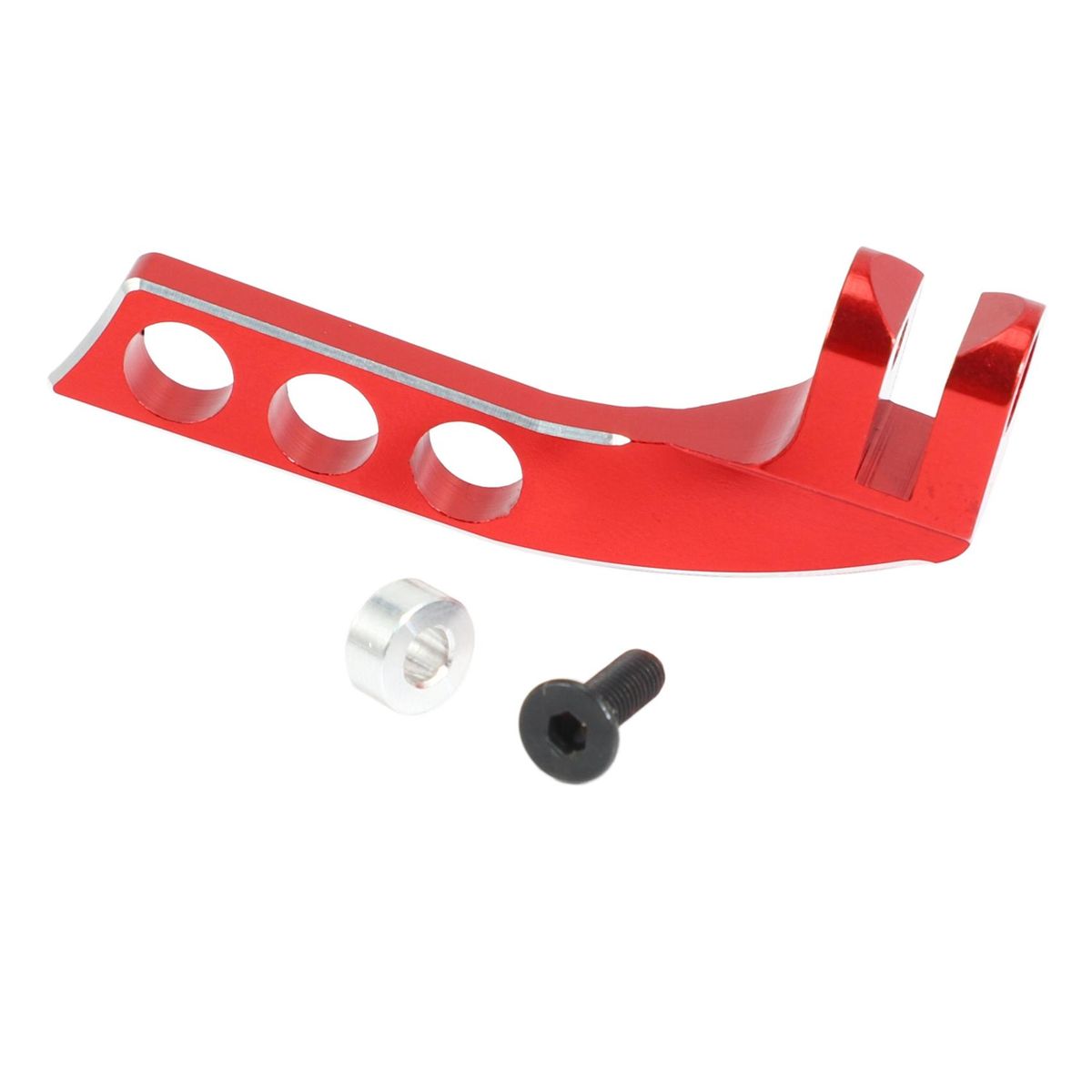 Metal 4-Hole Transmitter Neck Strap Balancer Adjuster for Futaba Radiolink Frsky X9D RC Remote Control,Red Horizontal