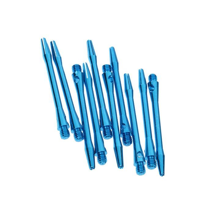 10pcs 2inch 2BA Thread Aluminium Alloy Re-Grooved Dart Stems Blue