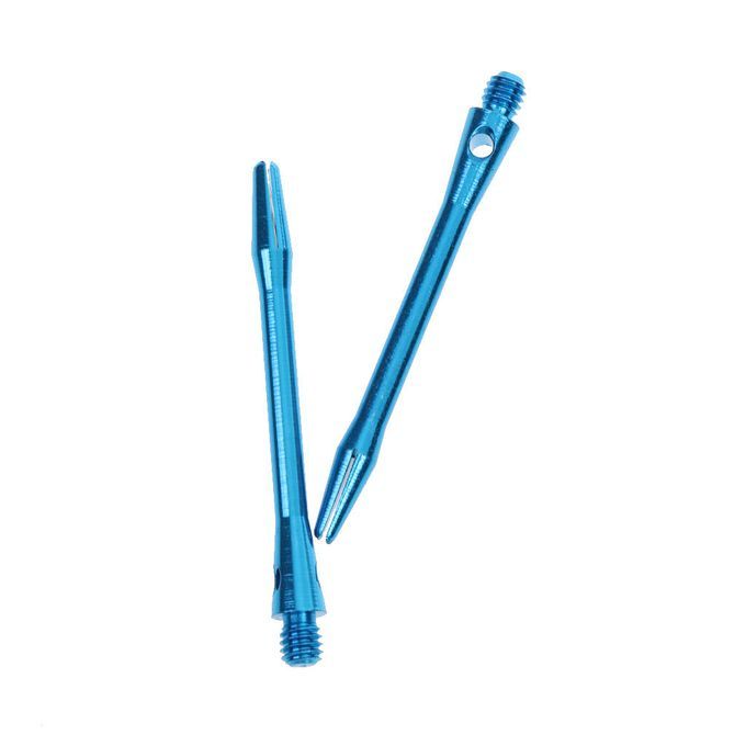 10pcs 2inch 2BA Thread Aluminium Alloy Re-Grooved Dart Stems Blue