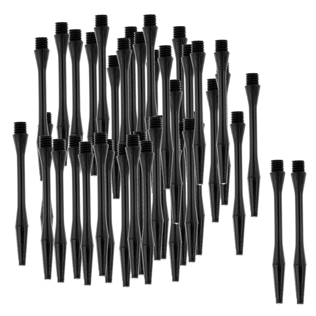 120 Pcs Plastic 54mm 2BA Anodised ReGrooved Dart Stems  Shafts Diam