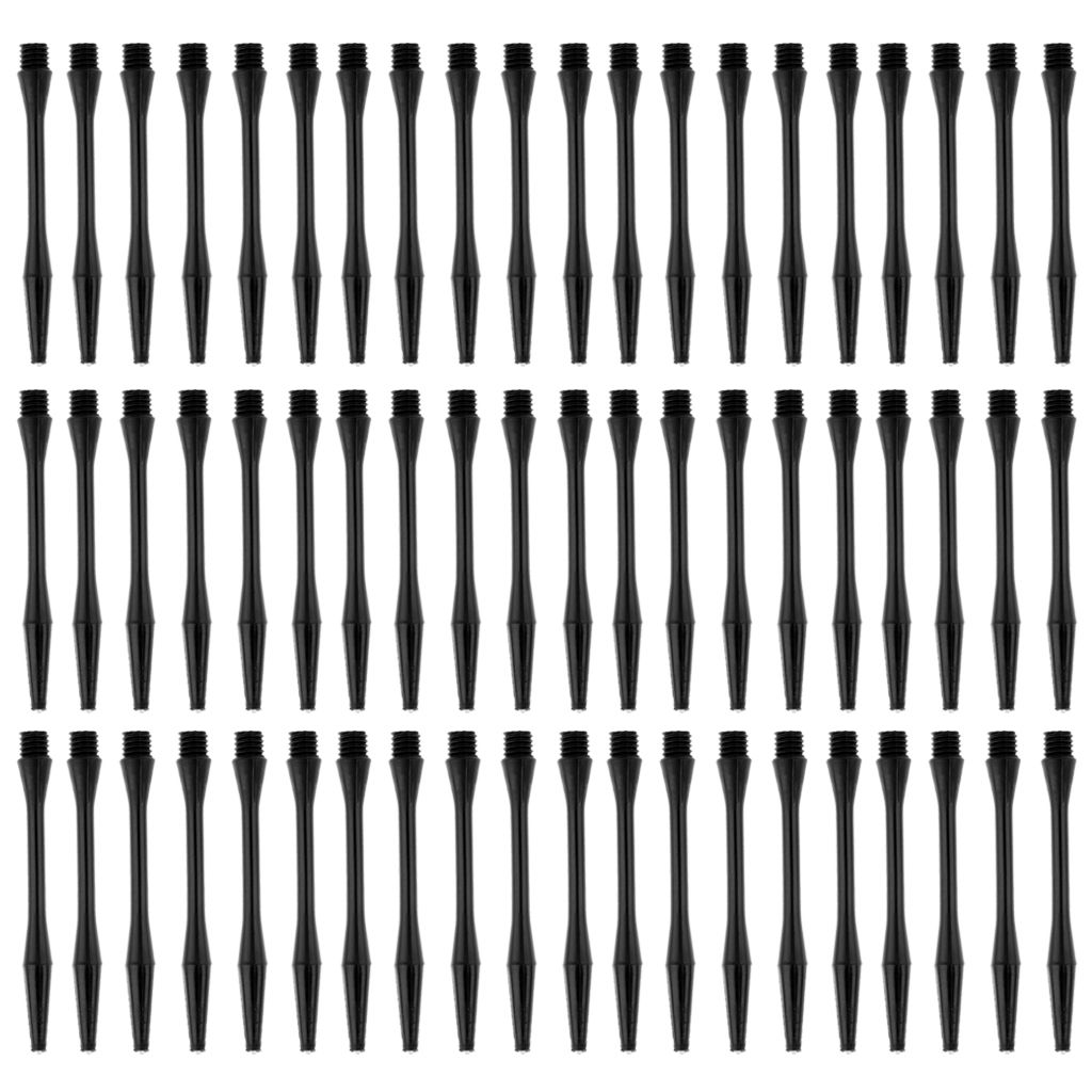 120 Pcs Plastic 54mm 2BA Anodised ReGrooved Dart Stems  Shafts Diam