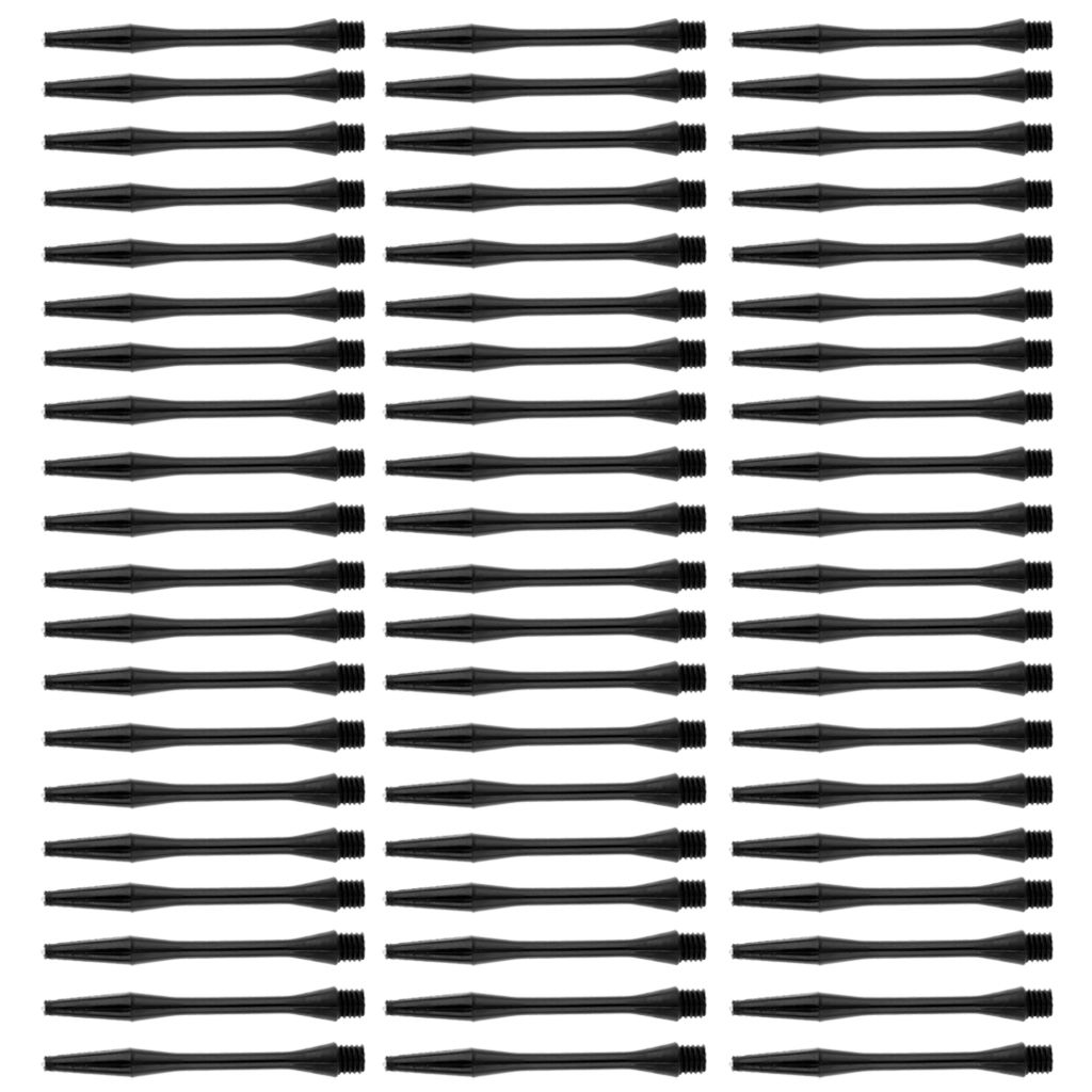 120 Pcs Plastic 54mm 2BA Anodised ReGrooved Dart Stems  Shafts Diam