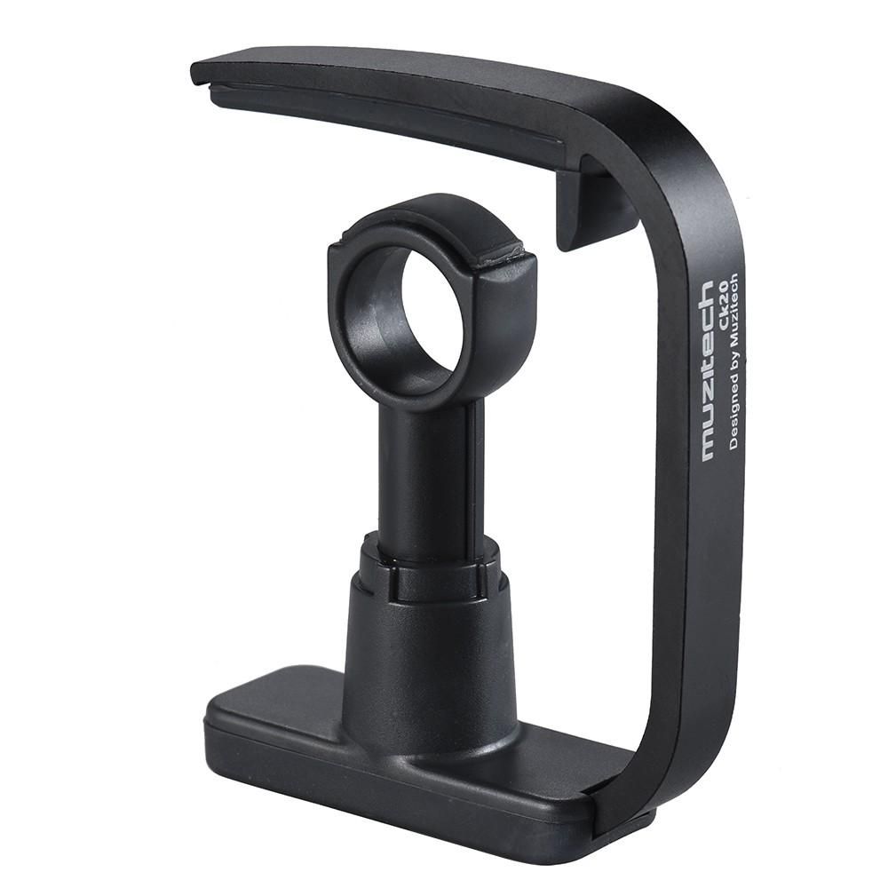 Single-finger Version Creative Straight-press Folk Guitar Capo Clamp with 1pc Multi-thickness Guitar Pick
