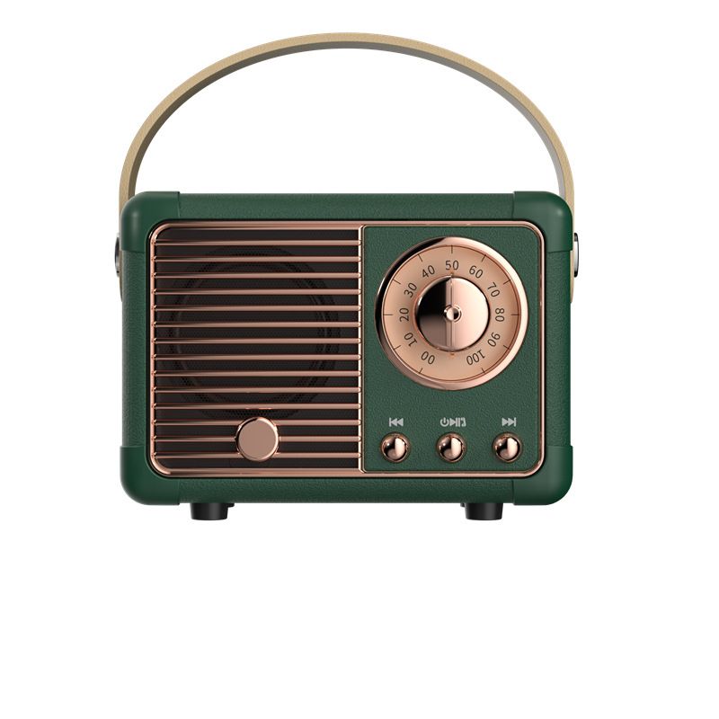 Mini Retro Style Radio Receiver Portable Classical Speaker Desktop Decoration Travel Music Player