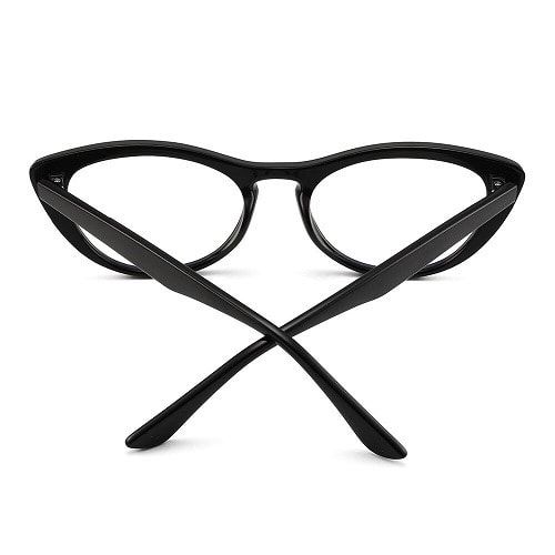 Anti Blue Light Blocking Computer Cat Eye Glasses With Case