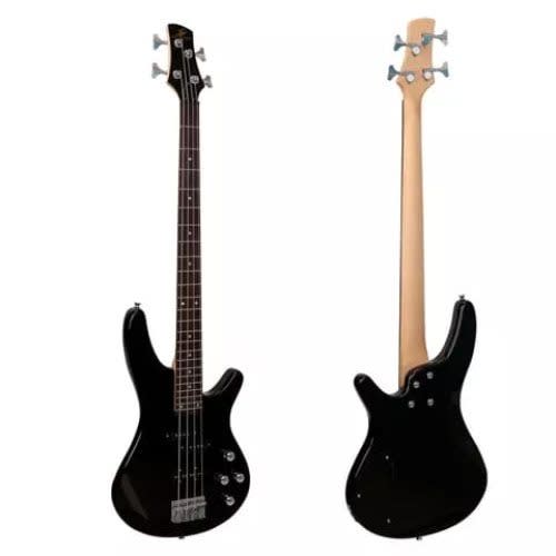 Professional 4 Strings Bass Guitar - Black