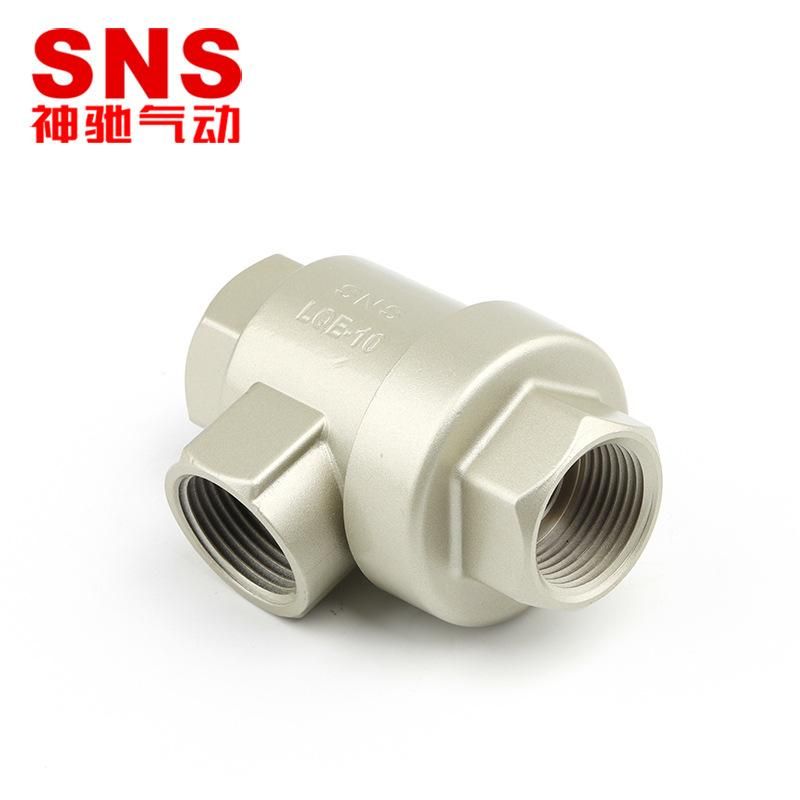 LQE Quick Exhaust Valve Quick Deflation Valve 6-Minute 1-Inch Aluminum Bqe02 03 04 Cylinder Speed-up Accessories Snuffle Valve