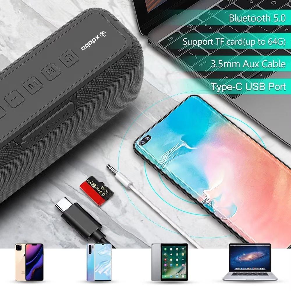Bluetooth Portable Speaker Subwoofer IPX5 X7 50W For Outdoor
