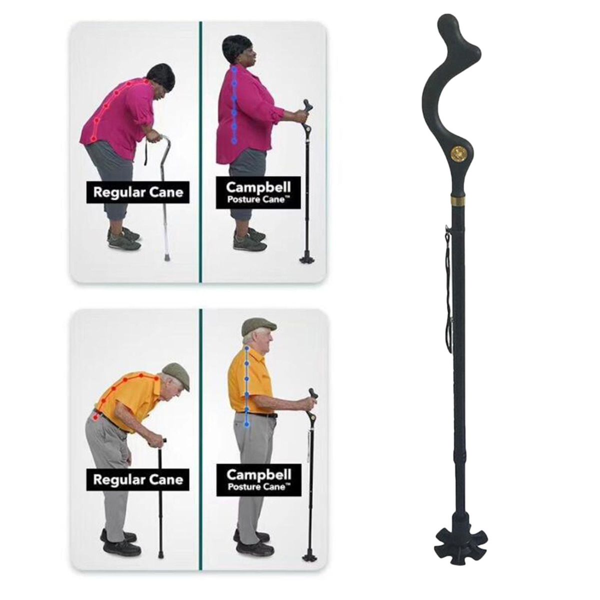 Portable Walking Stick For Men And Women Walking Stick For Telescopic