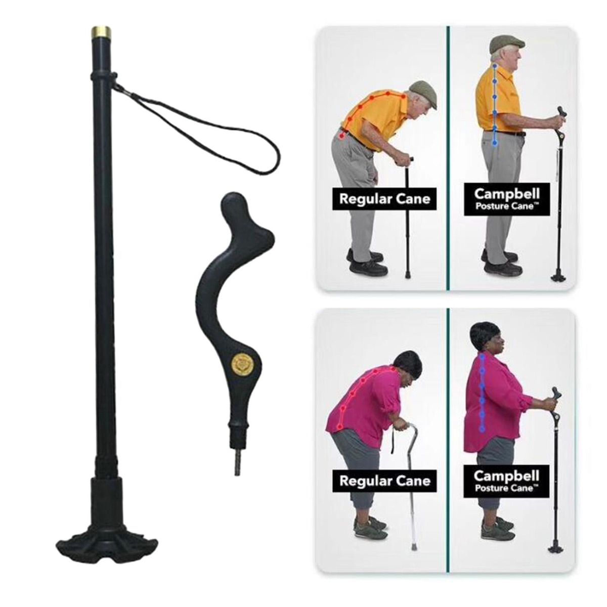 Portable Walking Stick For Men And Women Walking Stick For Telescopic