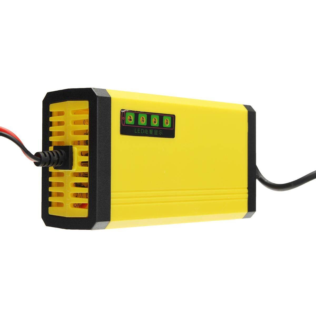 Car Charger 12V 2AH-20AH Motorcycle Smart Automatic Maintainer Trickle 110V American Plug