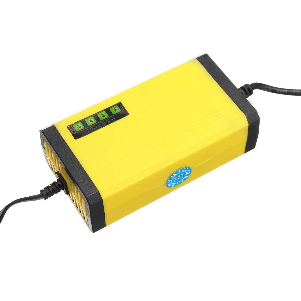 Car Charger 12V 2AH-20AH Motorcycle Smart Automatic Maintainer Trickle 110V American Plug