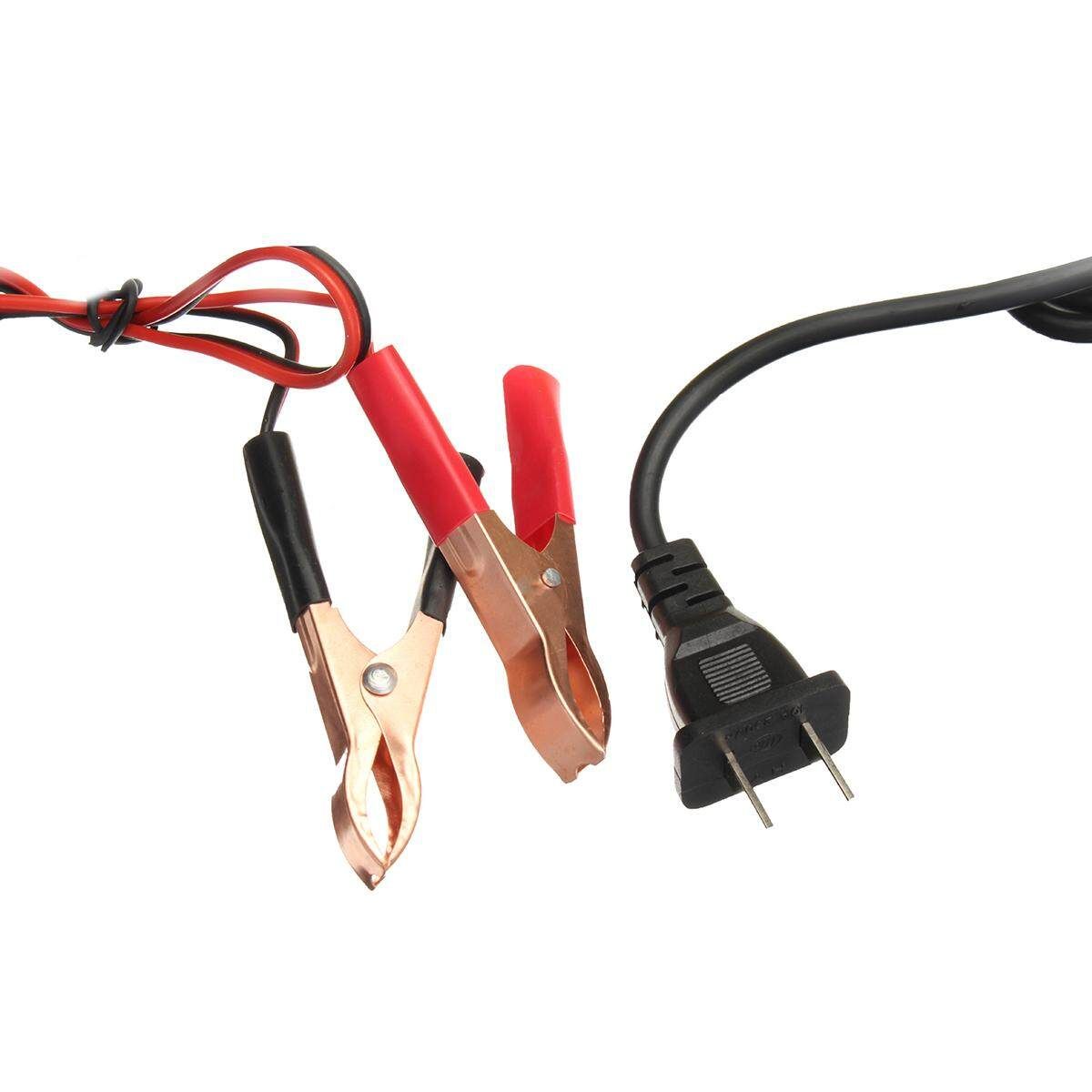 Car Charger 12V 2AH-20AH Motorcycle Smart Automatic Maintainer Trickle 110V American Plug