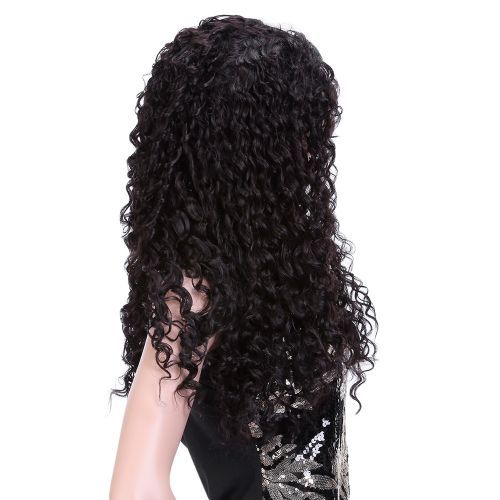 Fluffy Curly Long Lace Frontal Synthetic Wig