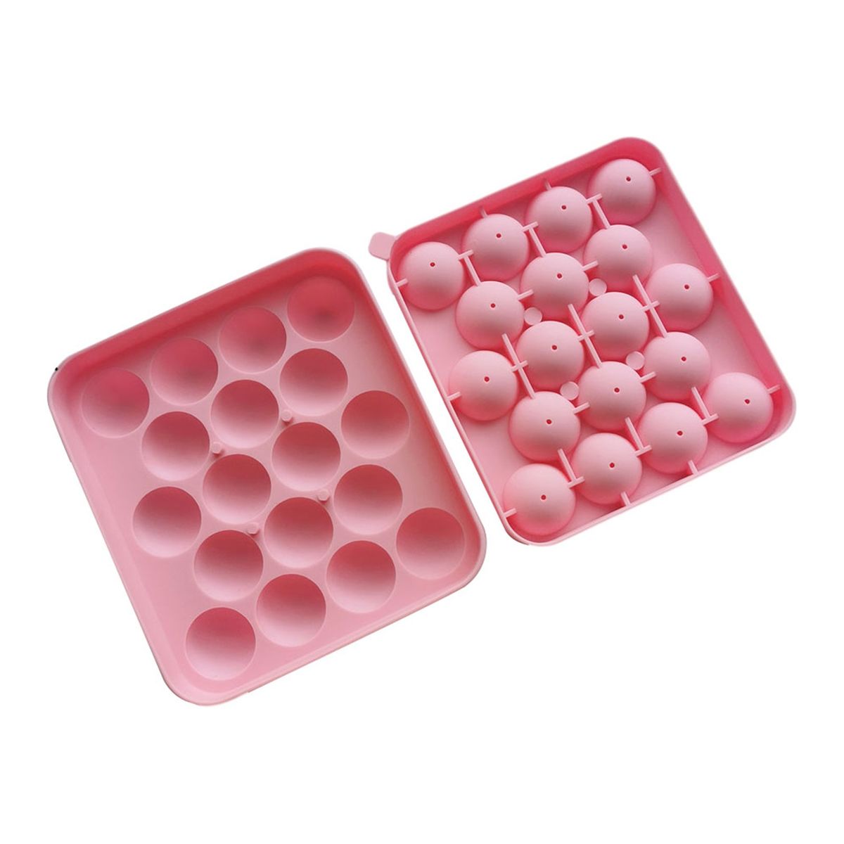 Ice Ball Mold Food Grade Heat Resistant Silicone-Pink